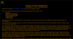 Desktop Screenshot of goddess.org